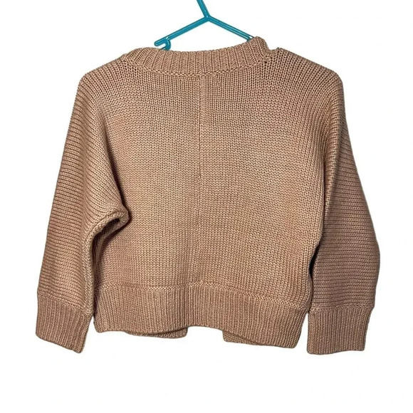 Banana Republic Open Front 3/4 Sleeve Wool Blend Pink Cardigan Women's Size S - Picture 2 of 3